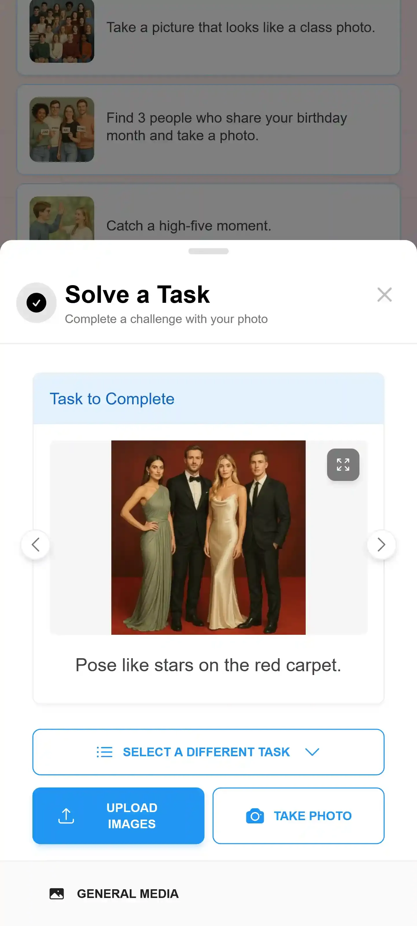 Solving a photo challenge