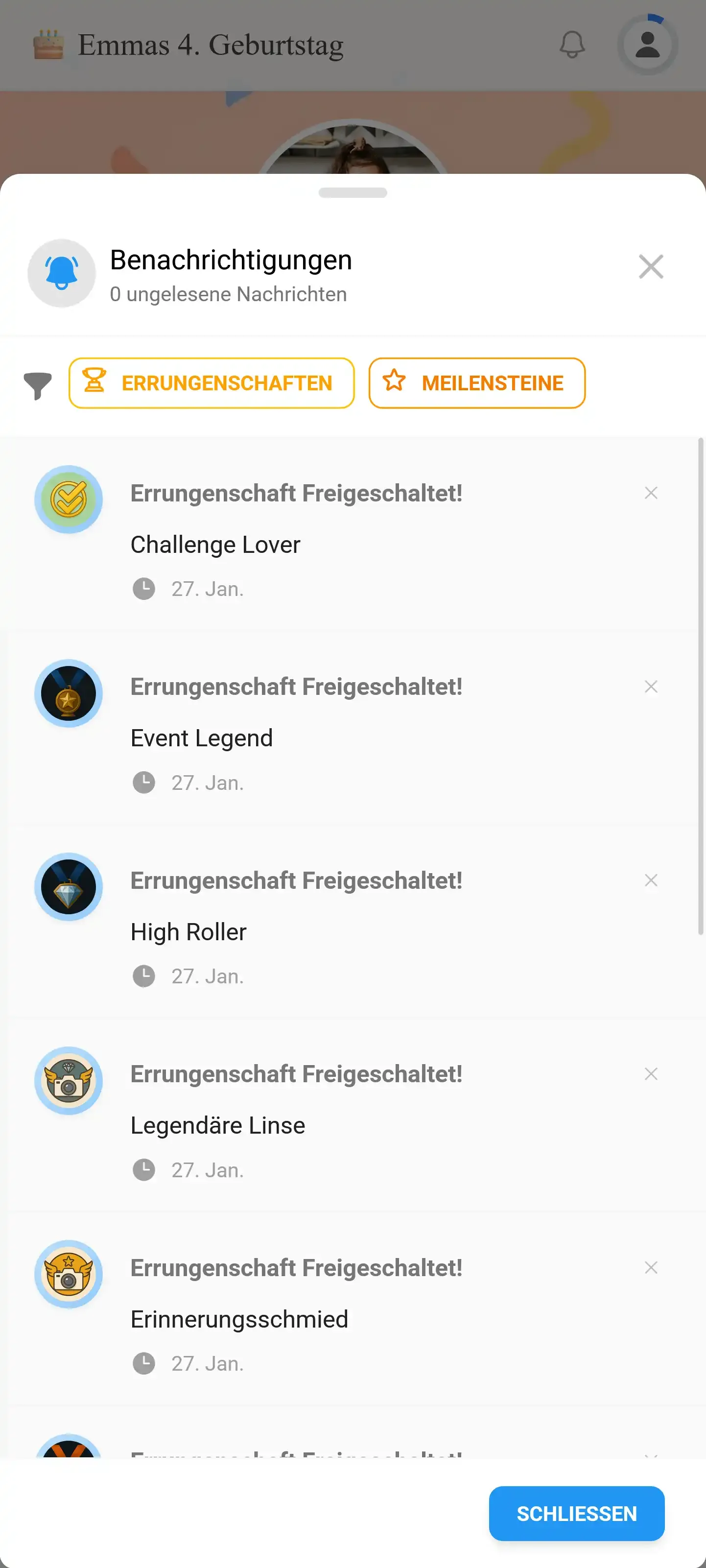 Echtzeit-Benachrichtigungen bei neuen Foto-Uploads