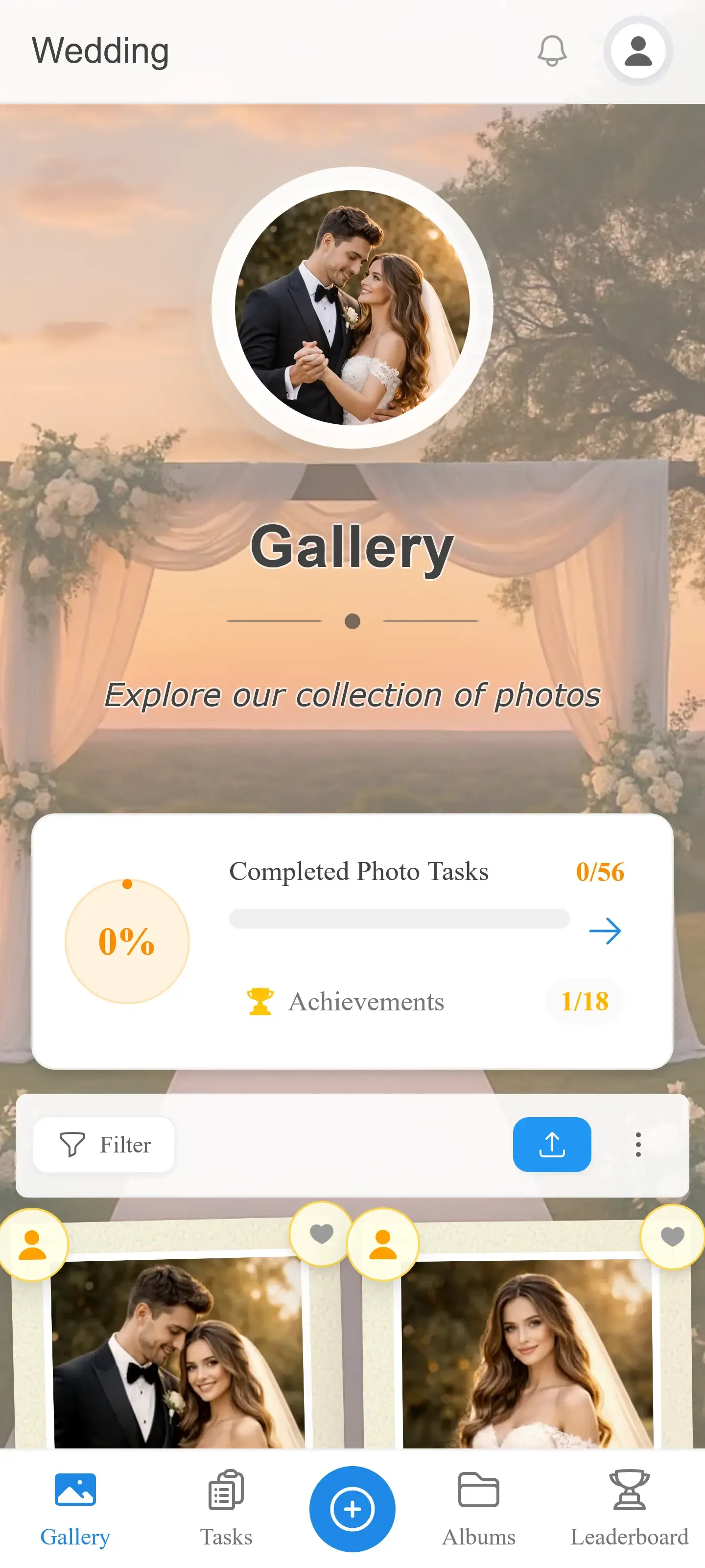 Festival photo gallery on mobile