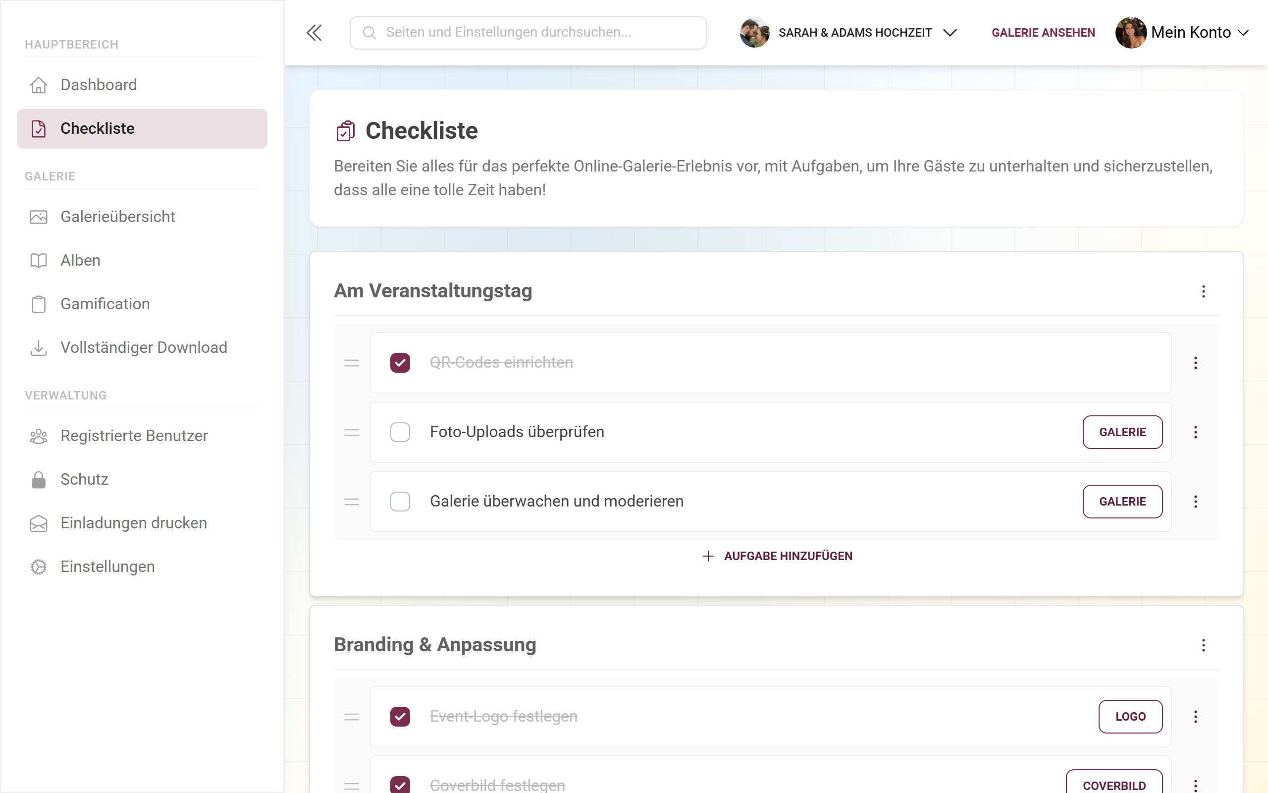 Die vollständige Einrichtungs-Checkliste