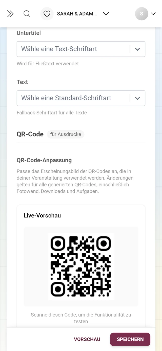 Block QR-Code-Anpassung mit Live-Vorschau, Knopf QR-Code Designer und Pro-Tipps