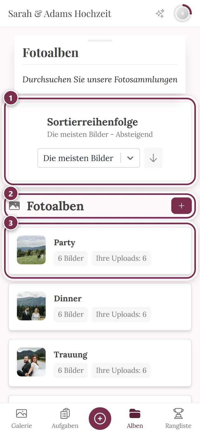 Album-Übersicht