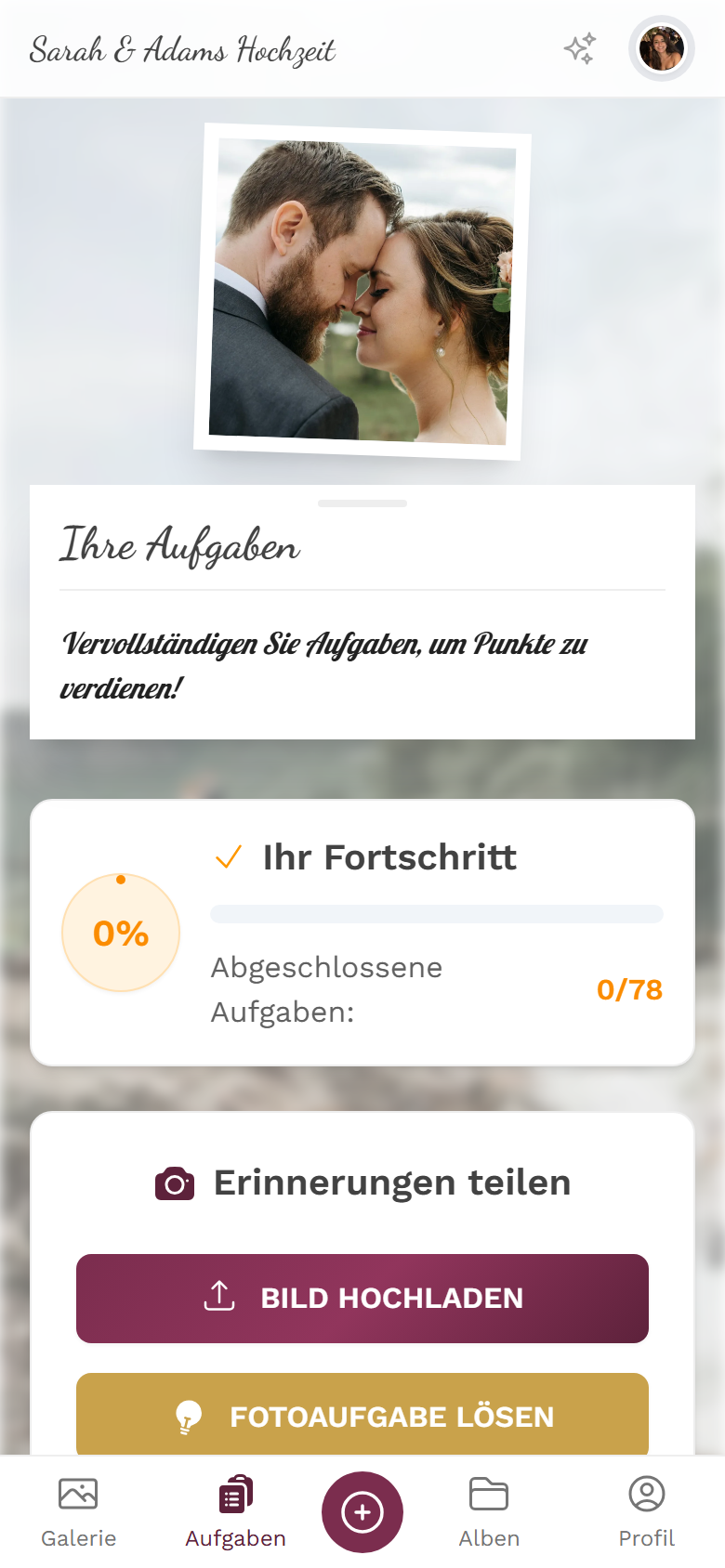Liste der Foto-Aufgaben