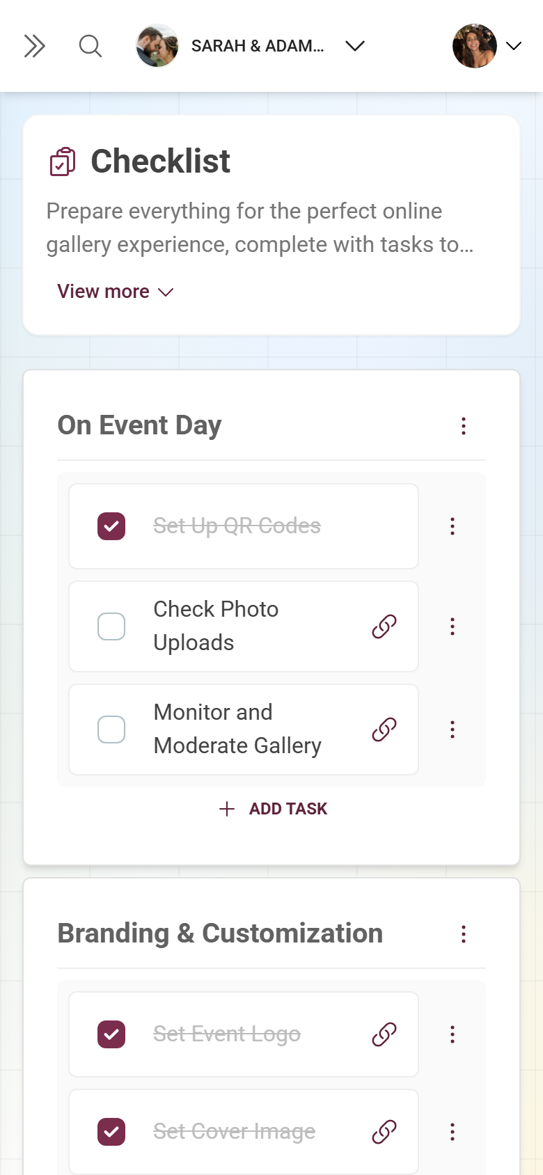 The full setup checklist