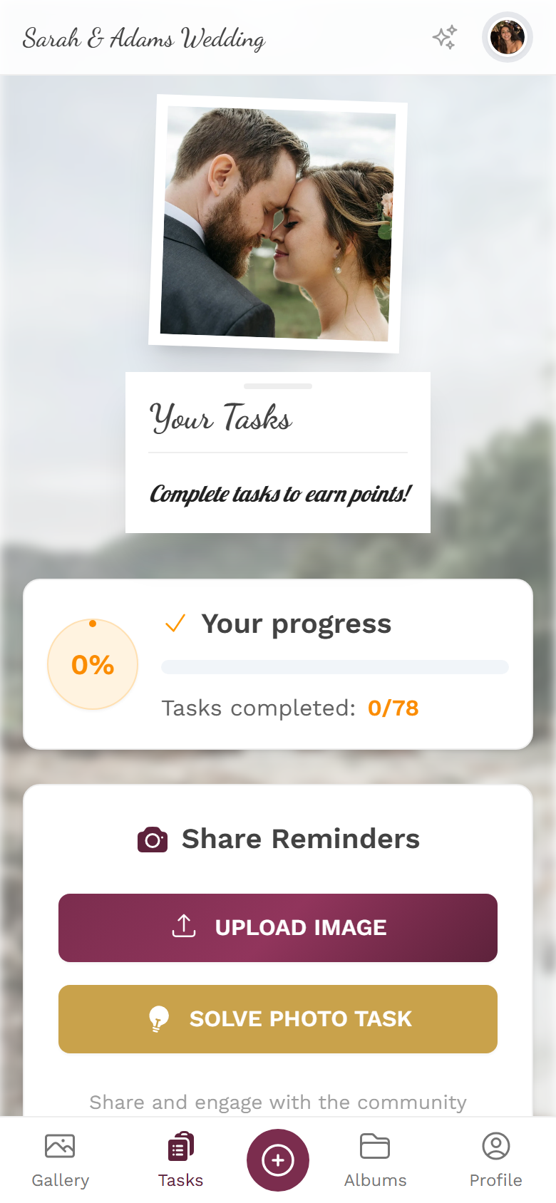 List of photo tasks