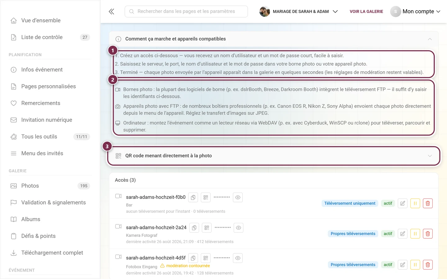 Volet déplié Comment ça marche et appareils compatibles avec les trois étapes et les trois groupes d'appareils