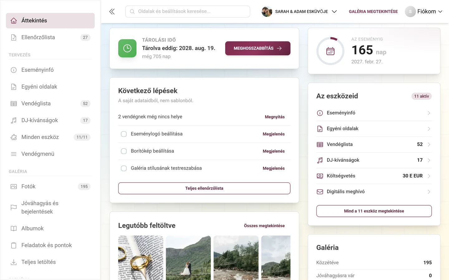 Következő lépések irányítópult-kártya levezetett lépésekkel és nyitott feladatokkal