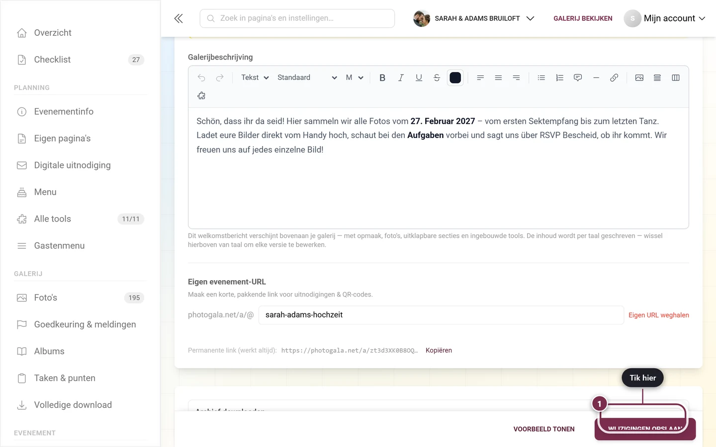 Onderdeel Archief downloaden met gemarkeerde link Naar de download