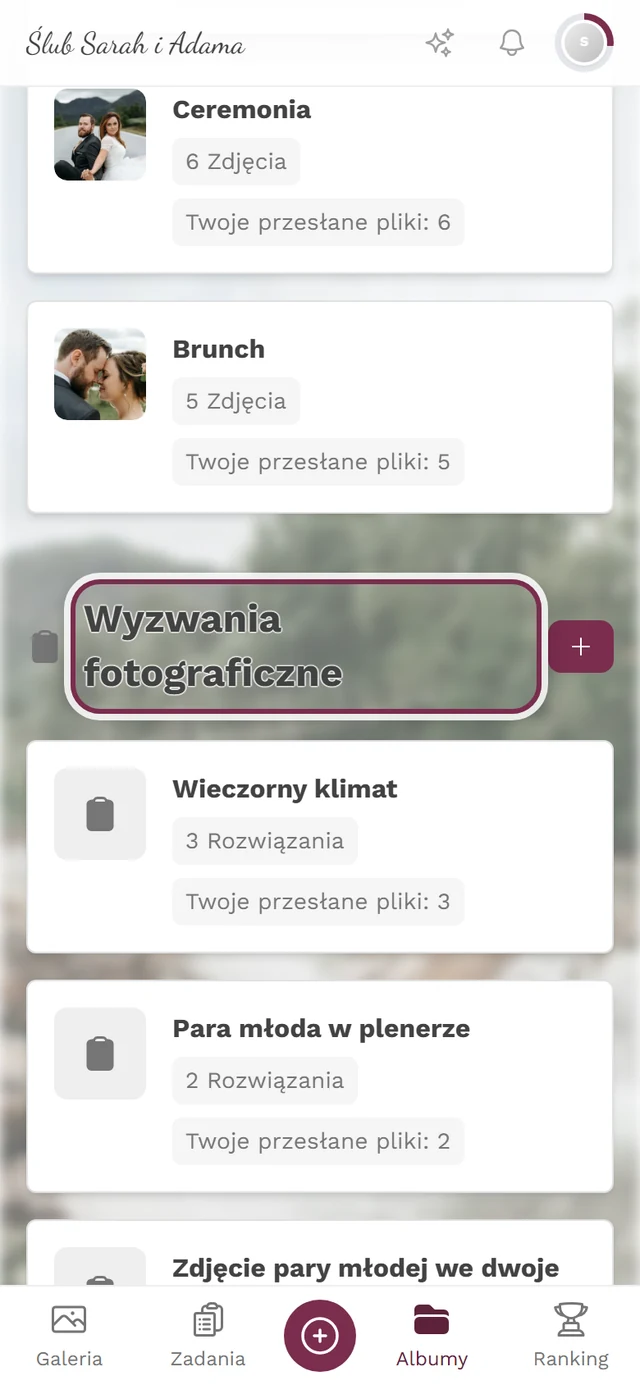 Przegląd albumów przewinięty do zaznaczonej sekcji Wyzwania fotograficzne
