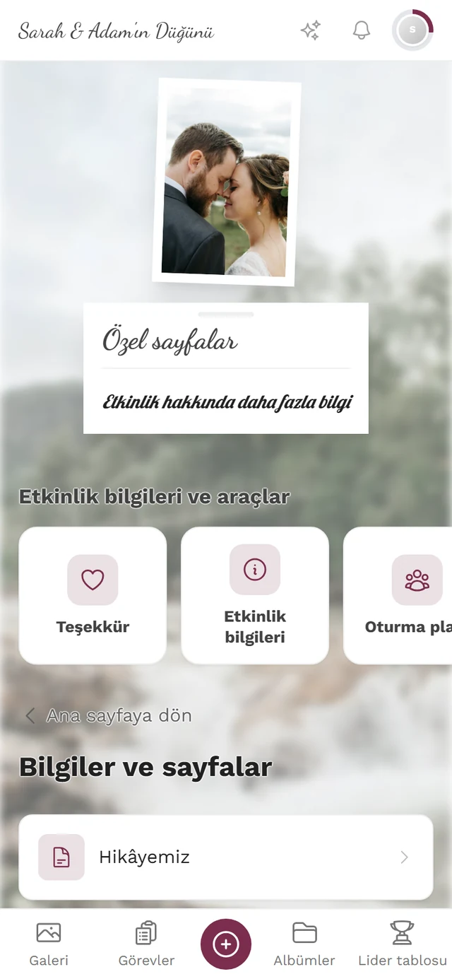Alt alta üç girişle özel sayfalara genel bakış