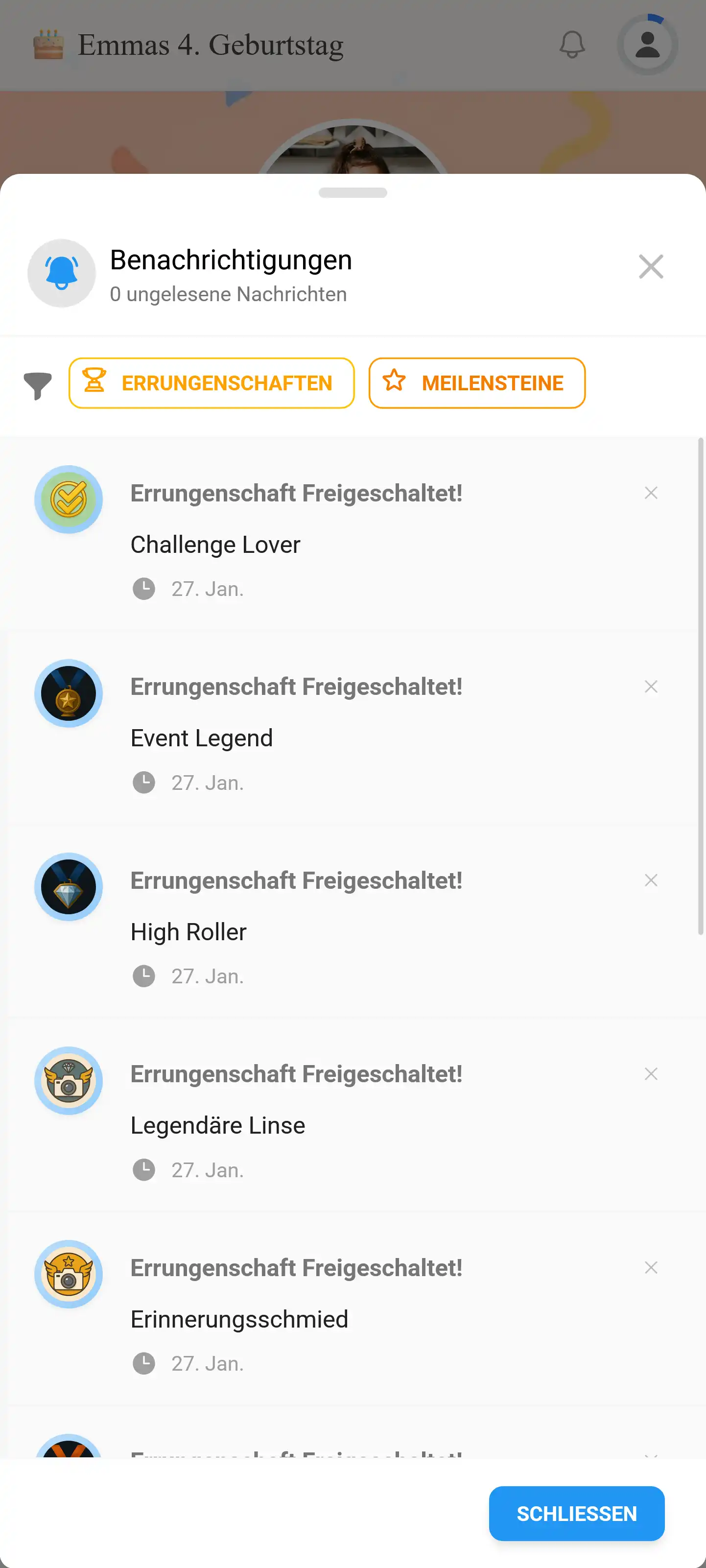 Benachrichtigungen bei markierten Inhalten