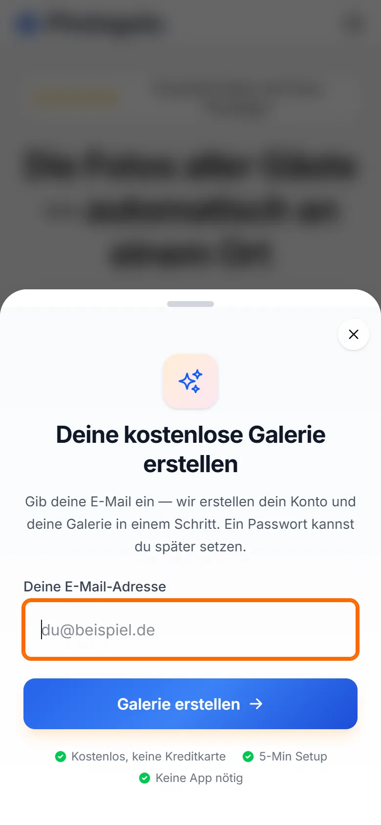 Galerie erstellen