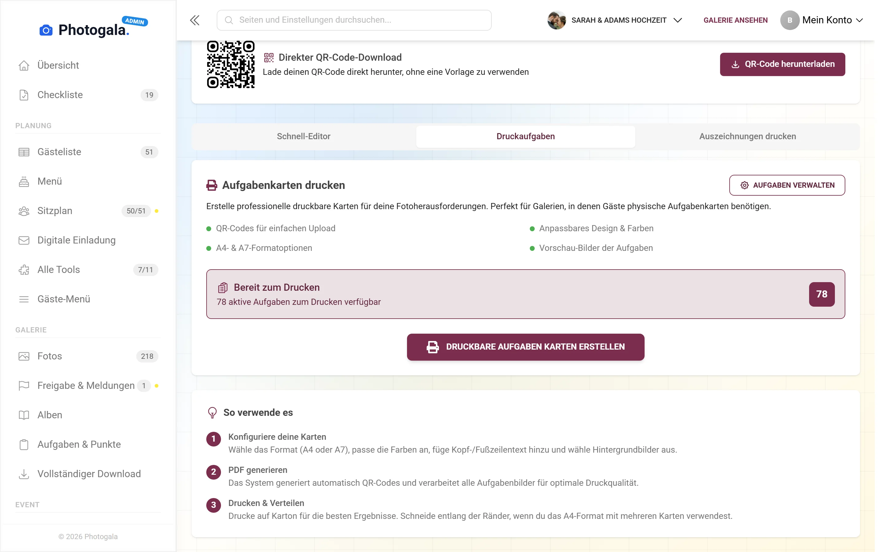 Druckvorlagen — Druckfertige Ausgabe