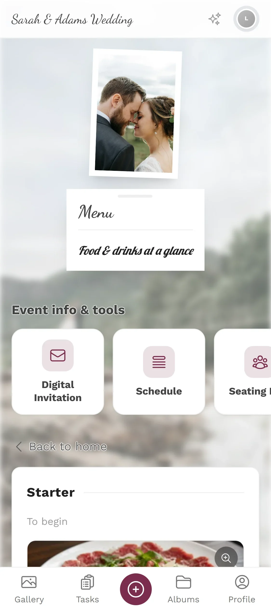 Digital Menu — Guest view