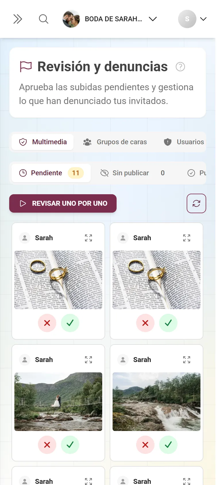 Pendientes: publicar o no