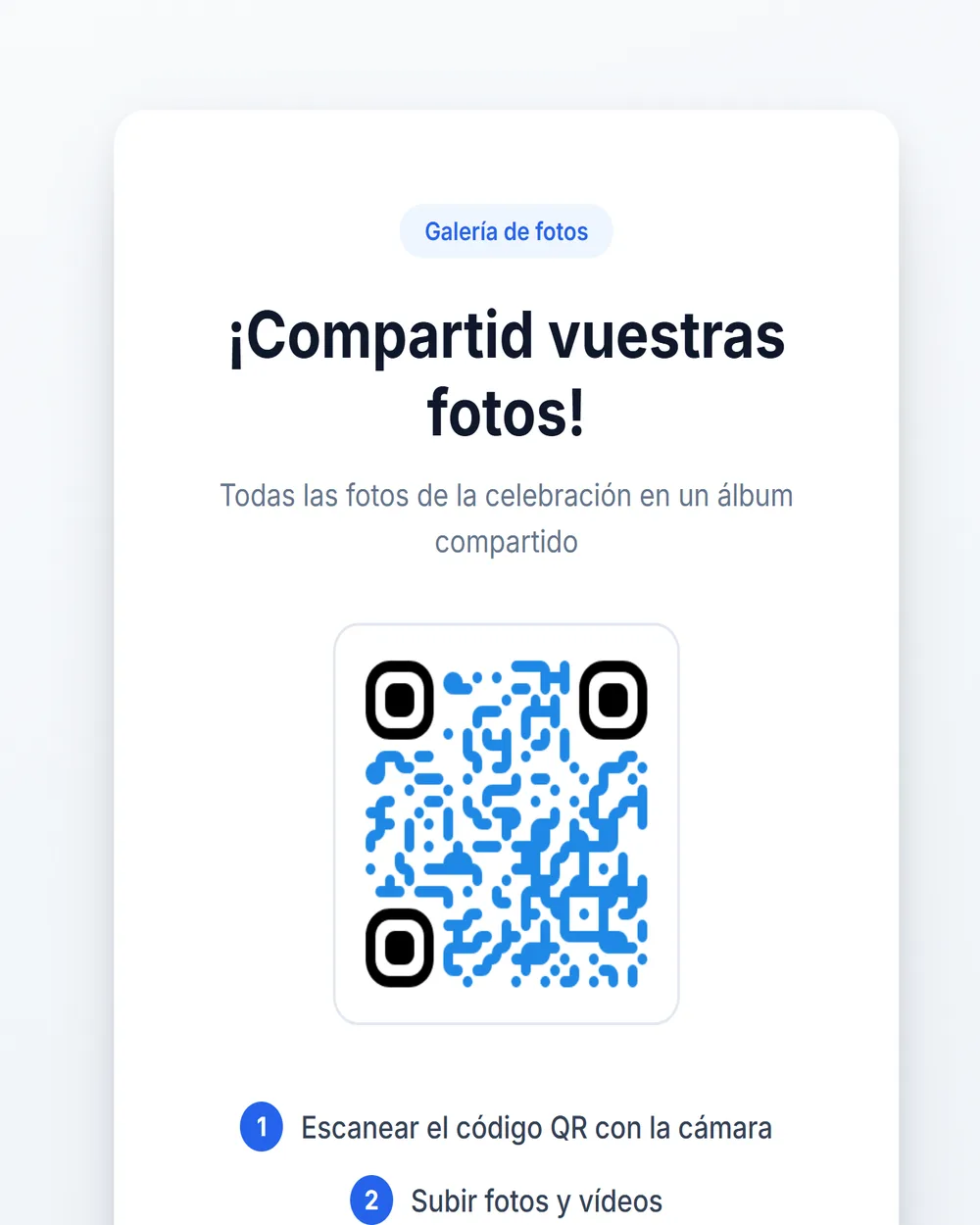 Correo electrónico a los invitados