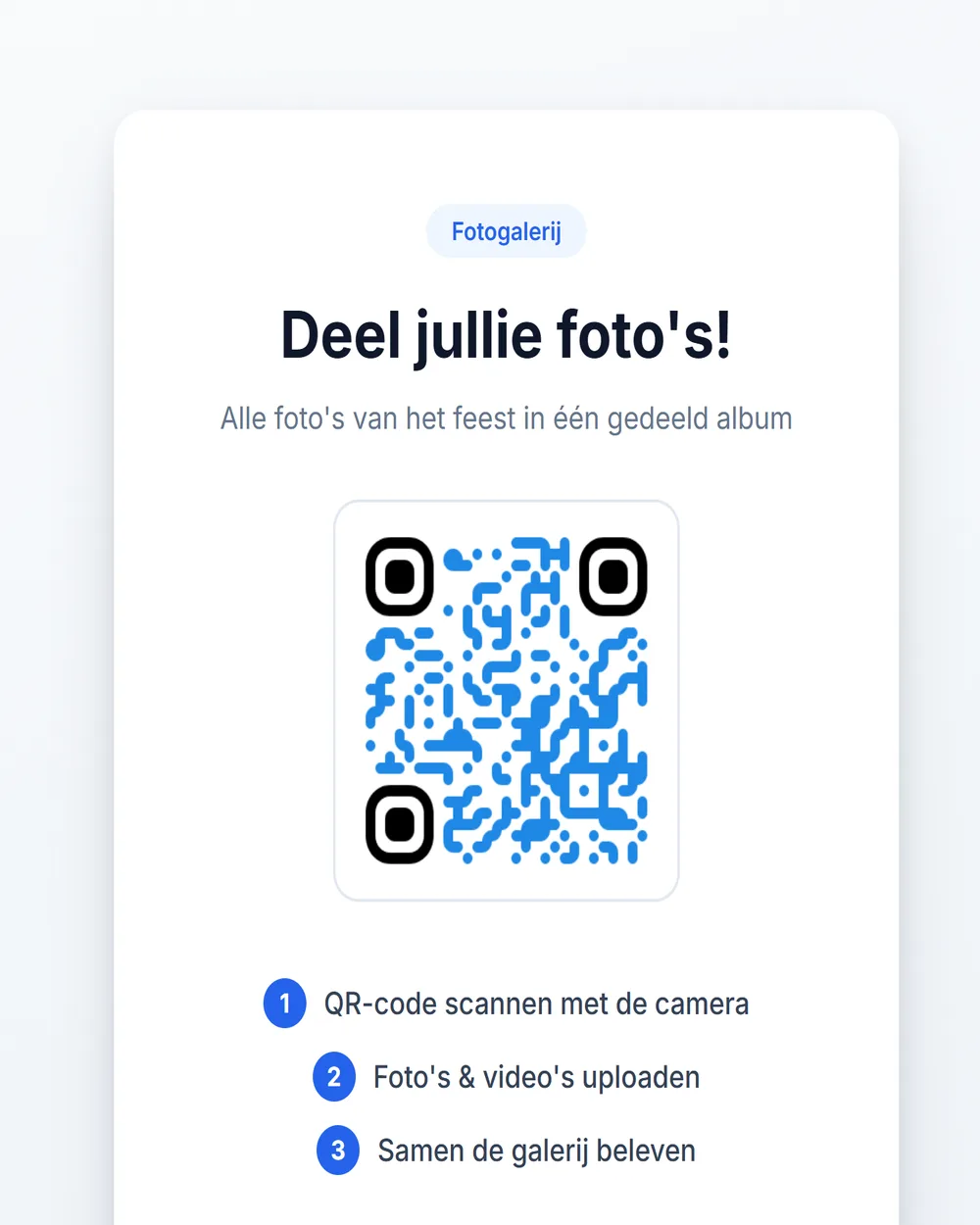 E-mail aan gasten